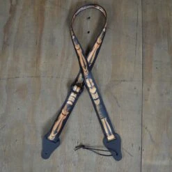 Colonial Leather Totem Printed Webbing Ukulele Strap