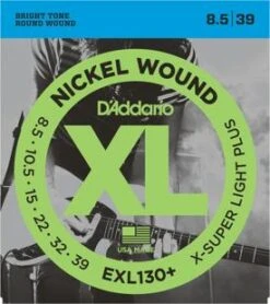 D'Addario EXL130+ EXTRA SUP LITE PLUS Electric Guitar Strings .0085 .039