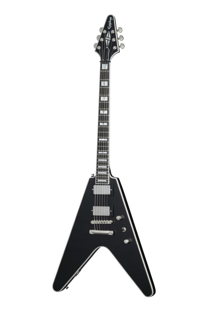 Epiphone Flying V Prophecy, Aged Jet Black Metallic (inc. Gig Bag) 1 Epiphone Flying V Prophecy, Aged Jet Black Metallic (inc. Gig Bag)