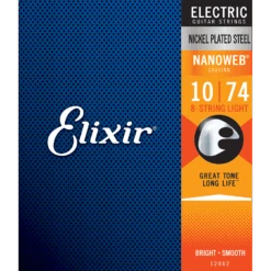 Elixir Electric Nanoweb 8-String Light 10-74