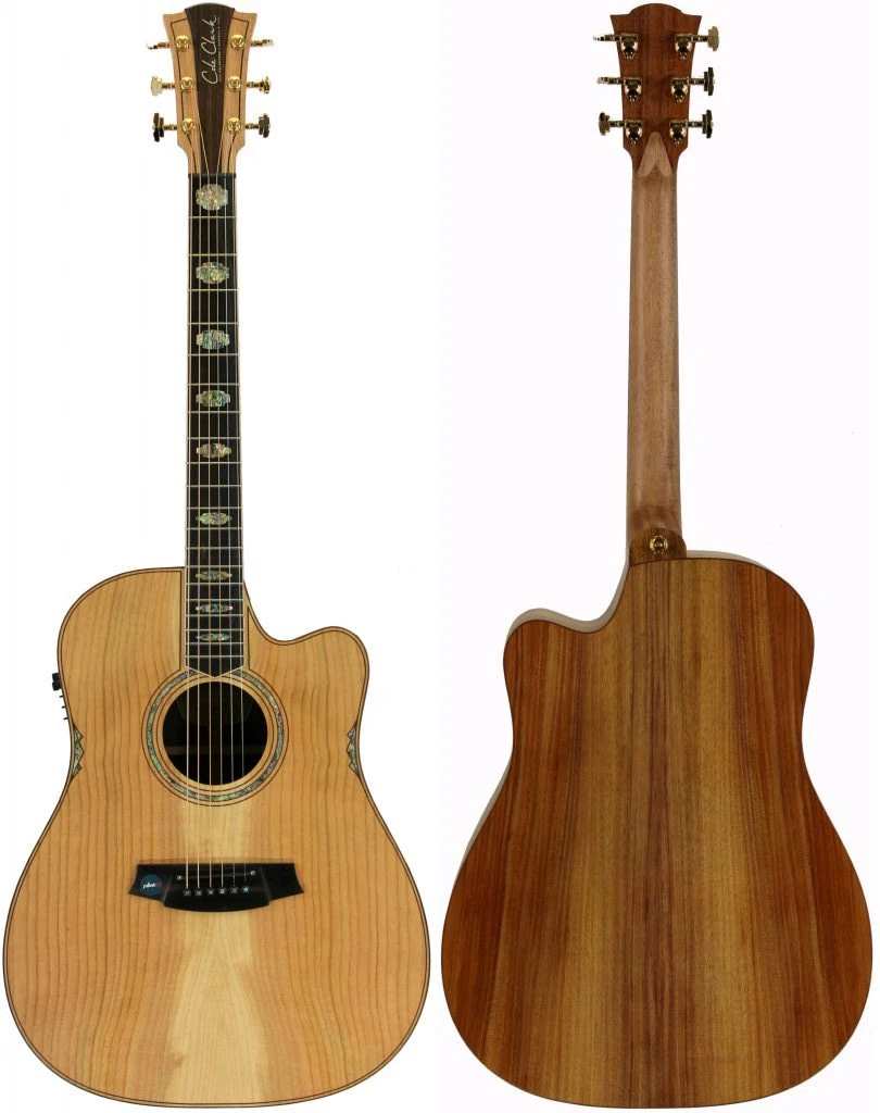 Cole Clark Fat Lady 3 Acoustic-Electric Guitar - FL3EC-COLB, Cedar Of Lebanon 1 Cole Clark Fat Lady 3 Acoustic-Electric Guitar - FL3EC-COLB, Cedar Of Lebanon