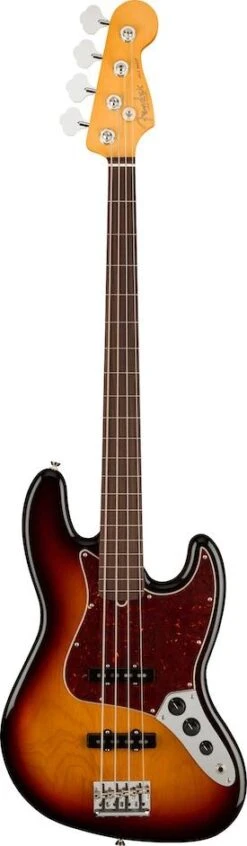 Fender American Professional II Jazz Bass Fretless, 3 Colour Sunburst