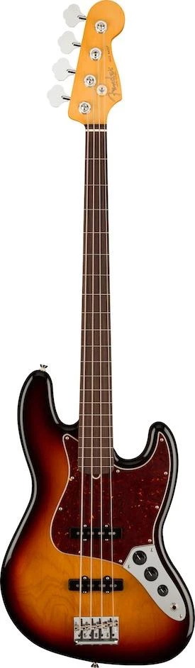 Fender American Professional II Jazz Bass Fretless, 3 Colour Sunburst 1 Fender American Professional II Jazz Bass Fretless, 3 Colour Sunburst