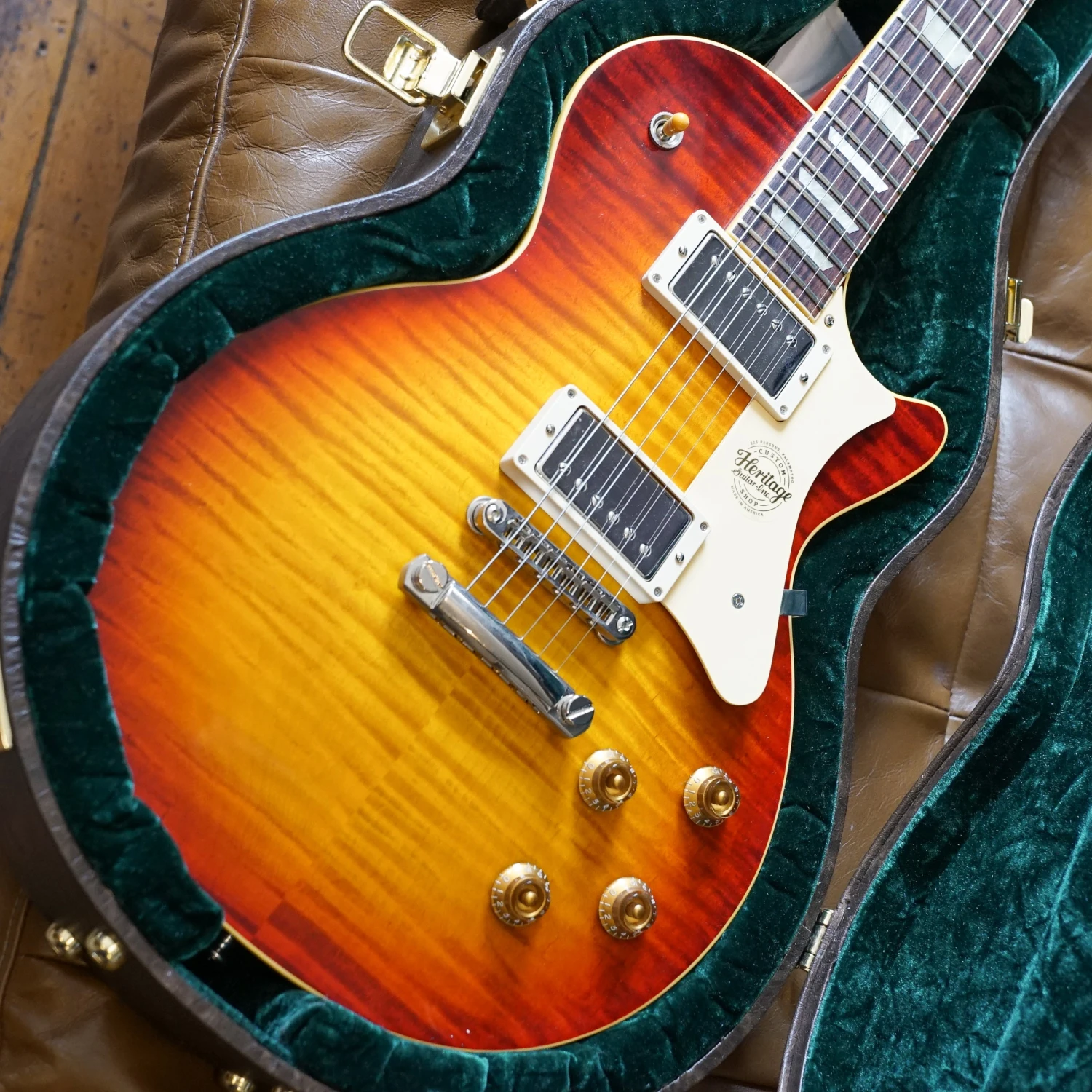 Heritage Custom Shop Core Collection H-150 - Dark Cherry Sunburst 2 Heritage Custom Shop Core Collection H-150 - Dark Cherry Sunburst - Image 2