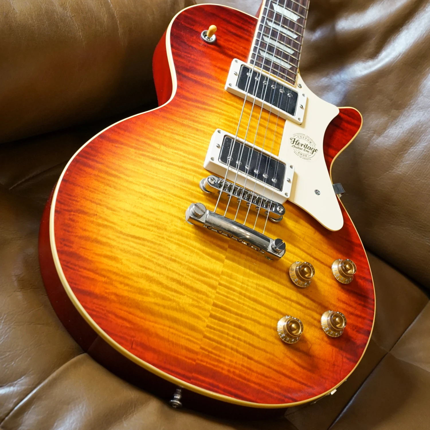 Heritage Custom Shop Core Collection H-150 - Dark Cherry Sunburst 7 Heritage Custom Shop Core Collection H-150 - Dark Cherry Sunburst - Image 7