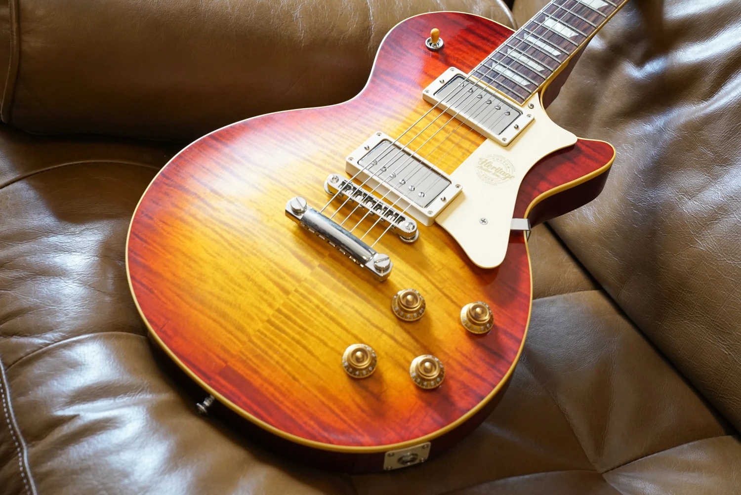 Heritage Custom Shop Core Collection H-150 - Dark Cherry Sunburst 8 Heritage Custom Shop Core Collection H-150 - Dark Cherry Sunburst - Image 8