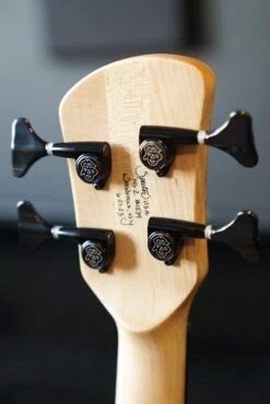 Spector USA Custom NS Bass - Buckeye Burl, 4-String W/ Aguilar Pickups -Guitar Store GFP 04636