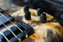 Spector USA Custom NS Bass - Buckeye Burl, 4-String W/ Aguilar Pickups -Guitar Store GFP 04639