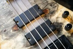 Spector USA Custom NS Bass - Buckeye Burl, 4-String W/ Aguilar Pickups -Guitar Store GFP 04640