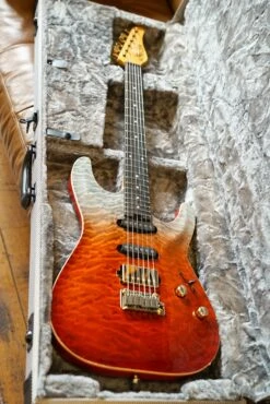 Schecter California Classic - Bengal Fade (Made In Japan W/ Hard Case) -Guitar Store GFP 231116 DSC05453