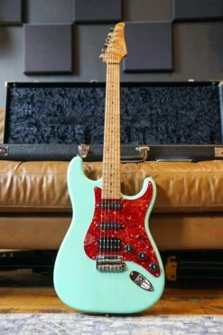 Suhr Classic S Paulownia Limited Edition, Trans Seafoam Green, HSS, 510