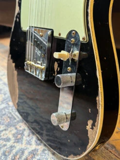 Fender Custom Shop '60 Telecaster Custom Heavy Relic - Aged Black -Guitar Store GFP 240924 IMG 0060