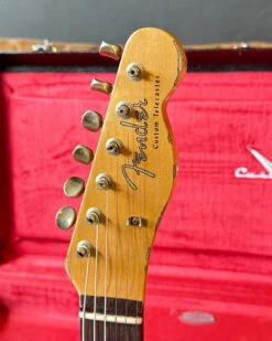 Fender Custom Shop '60 Telecaster Custom Heavy Relic - Aged Black -Guitar Store GFP 240924 IMG 0062