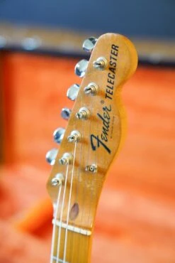 Pre-Owned Fender 1969 Telecaster Blonde W/Factory Bigsby -Guitar Store GFP 250121 DSC02063