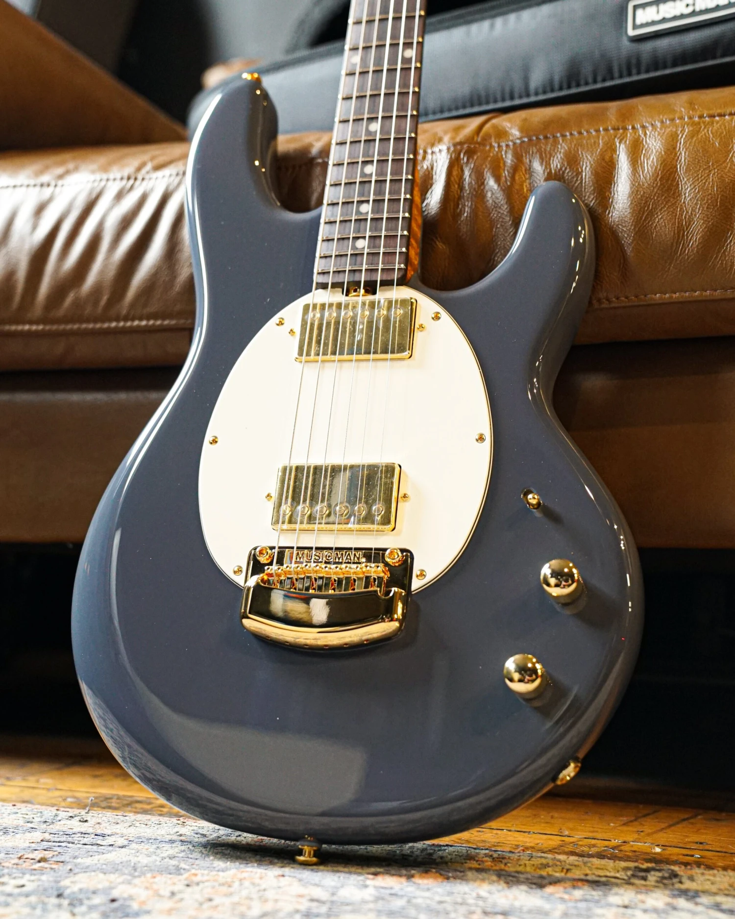 Ernie Ball Music Man StingRay II, Charcoal Blue 2 Ernie Ball Music Man StingRay II, Charcoal Blue - Image 2