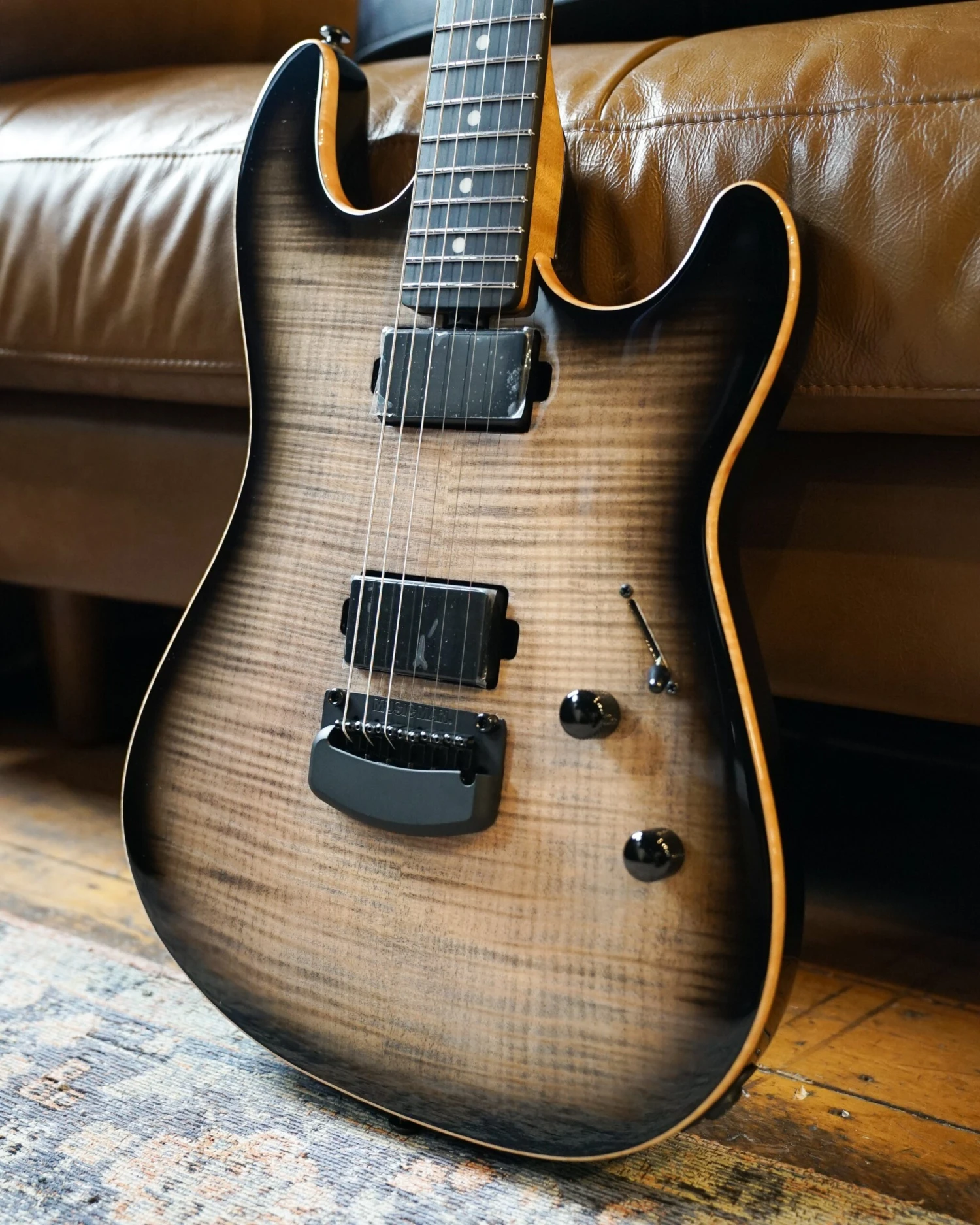 Music Man Sabre Guitar HT HH - Blackout 2 Music Man Sabre Guitar HT HH - Blackout - Image 2