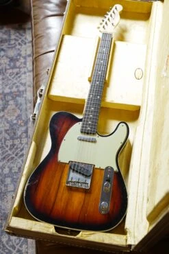 Pre-Owned Fender Masterbuilt By Paul Waller 60's Korina Telecaster Custom Journeyman 3 Colour Sunburst "2024 -Guitar Store GFP 250305 DSC02673