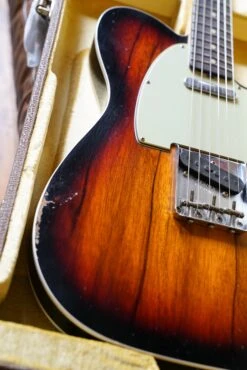 Pre-Owned Fender Masterbuilt By Paul Waller 60's Korina Telecaster Custom Journeyman 3 Colour Sunburst "2024 -Guitar Store GFP 250305 DSC02674