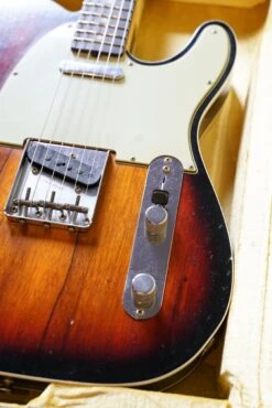 Pre-Owned Fender Masterbuilt By Paul Waller 60's Korina Telecaster Custom Journeyman 3 Colour Sunburst "2024 -Guitar Store GFP 250305 DSC02675