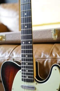 Pre-Owned Fender Masterbuilt By Paul Waller 60's Korina Telecaster Custom Journeyman 3 Colour Sunburst "2024 -Guitar Store GFP 250305 DSC02680