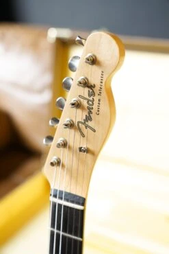 Pre-Owned Fender Masterbuilt By Paul Waller 60's Korina Telecaster Custom Journeyman 3 Colour Sunburst "2024 -Guitar Store GFP 250305 DSC02681