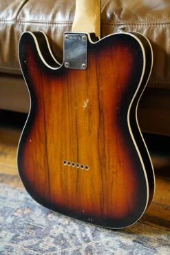 Pre-Owned Fender Masterbuilt By Paul Waller 60's Korina Telecaster Custom Journeyman 3 Colour Sunburst "2024 -Guitar Store GFP 250305 DSC02682