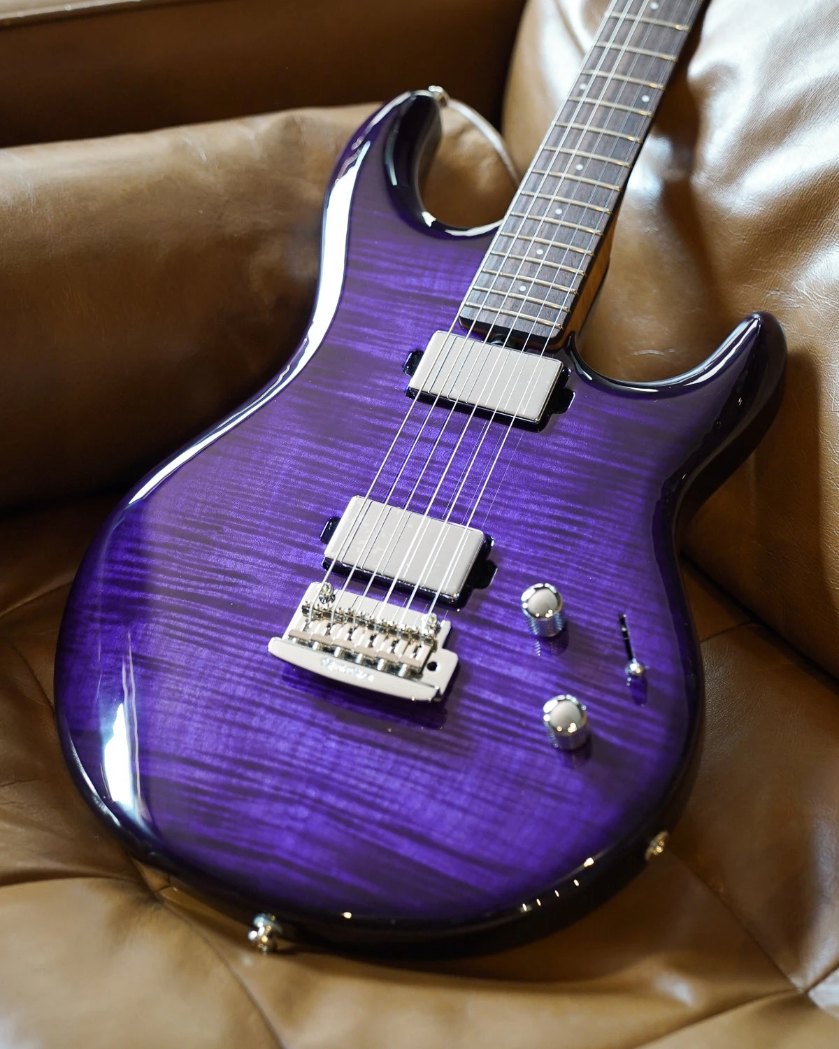 Music Man Luke 4 HH Maple Top - Grape Slushie 2 Music Man Luke 4 HH Maple Top - Grape Slushie - Image 2