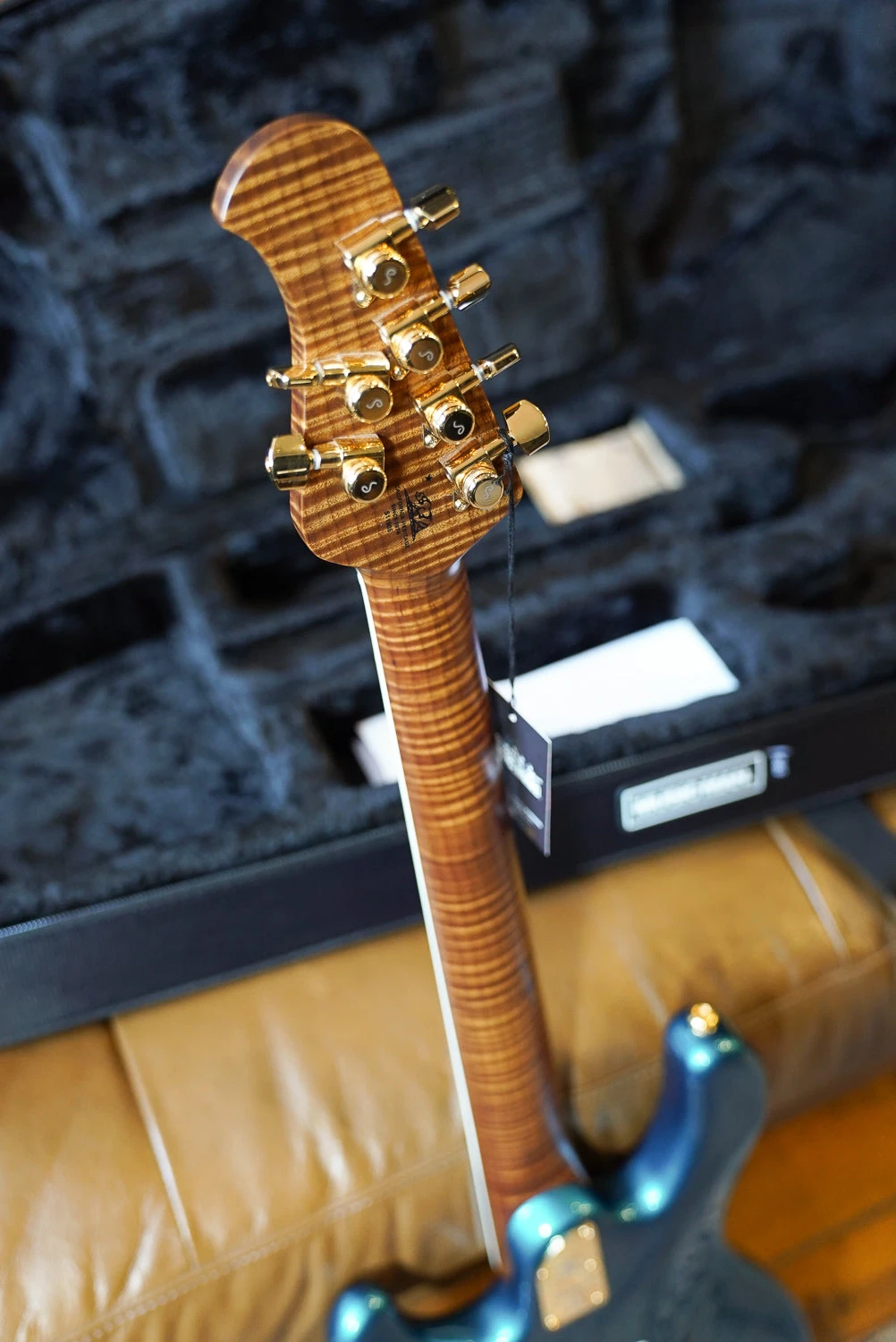 Ernie Ball Music Man StingRay II Deluxe, Pine Green 9 Ernie Ball Music Man StingRay II Deluxe, Pine Green - Image 9