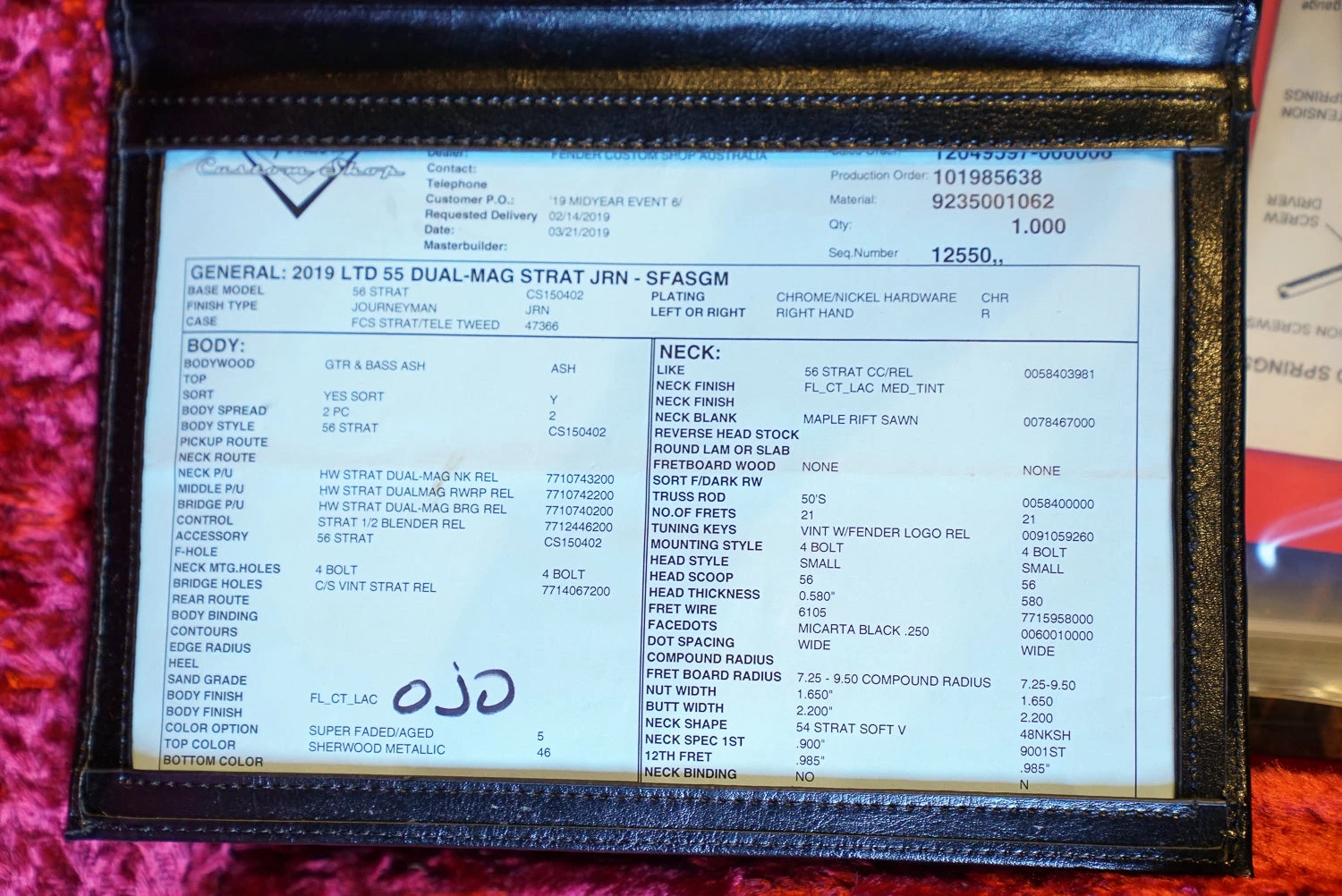 Pre-Owned Fender Custom Shop Ltd 55 Dual-Mag Strat Journeyman Relic 14 Pre-Owned Fender Custom Shop Ltd 55 Dual-Mag Strat Journeyman Relic - Image 14