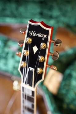 Heritage Custom Shop Core Collection H-555 Electric Guitar W/Case, Trans Cherry 9 Heritage Custom Shop Core Collection H-555 Electric Guitar W/Case, Trans Cherry -Guitar Store GFP 250423 DSC03160