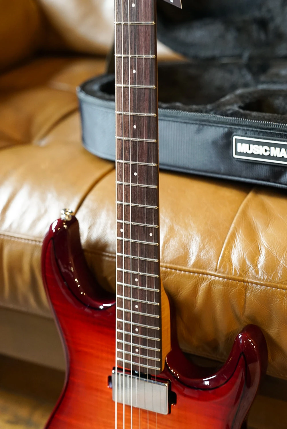 Music Man Luke 4 HH Maple Top - Afterburn 3 Music Man Luke 4 HH Maple Top - Afterburn - Image 3