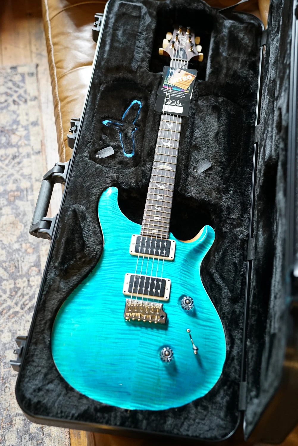 PRS Custom 24, Pattern Thin, Carroll Blue 8 PRS Custom 24, Pattern Thin, Carroll Blue - Image 8