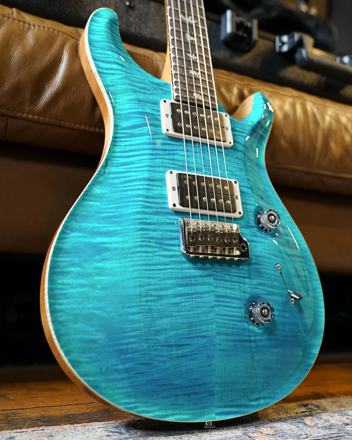 PRS Custom 24, Pattern Thin, Carroll Blue 2 PRS Custom 24, Pattern Thin, Carroll Blue - Image 2