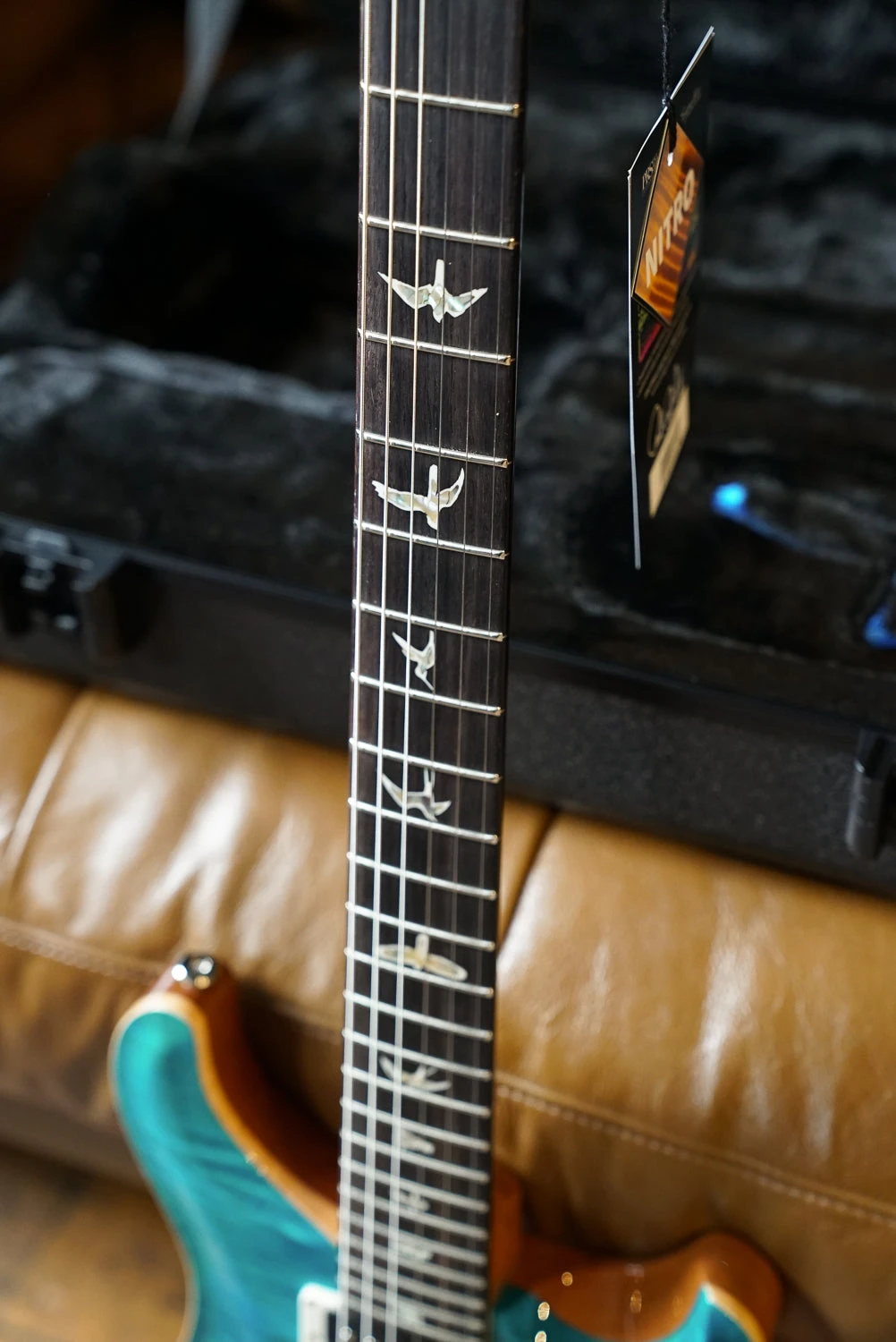 PRS Custom 24, Pattern Thin, Carroll Blue 4 PRS Custom 24, Pattern Thin, Carroll Blue - Image 4