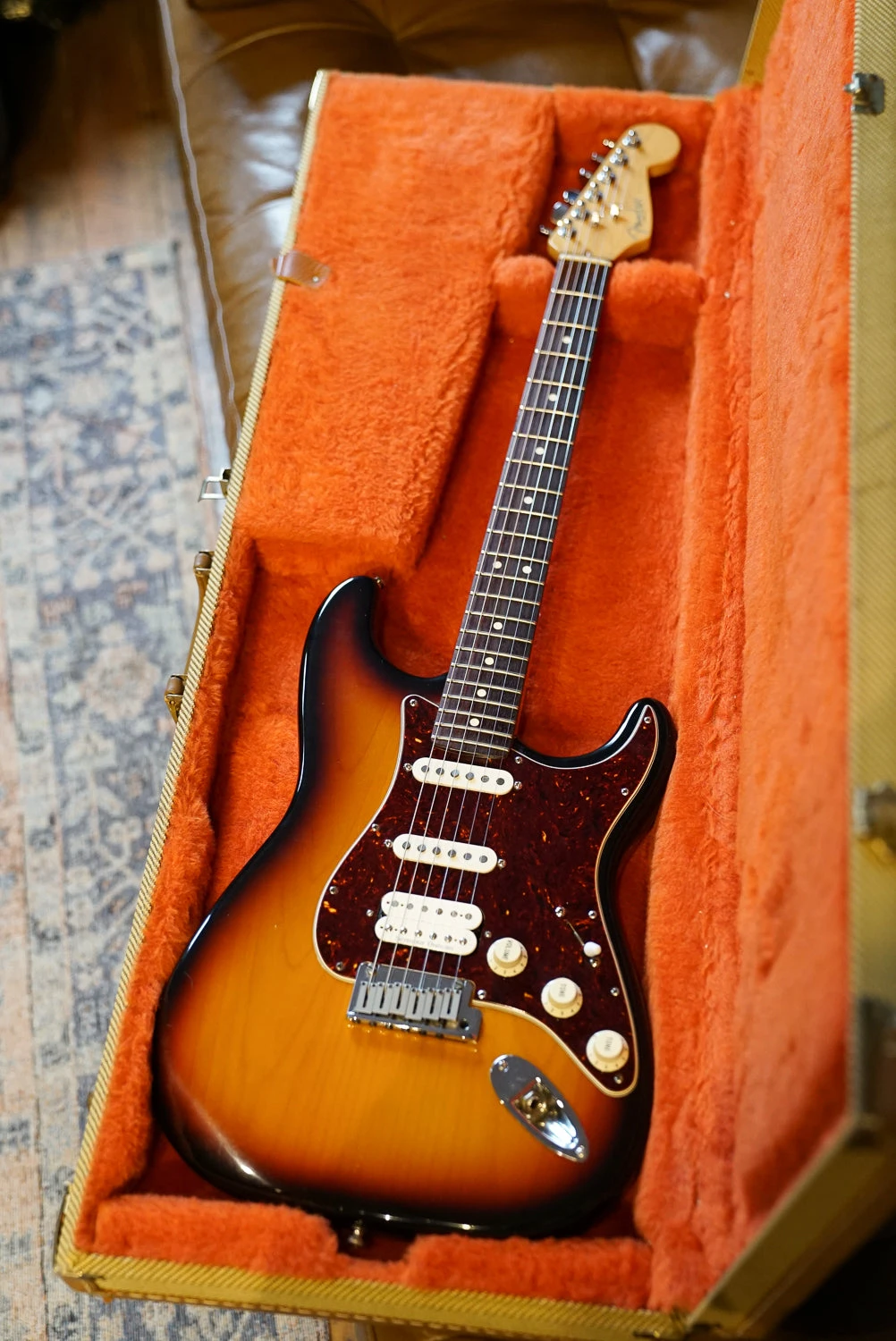 Pre-Owned Fender US Lone Star Stratocaster Sunburst W/Case "1996 11 Pre-Owned Fender US Lone Star Stratocaster Sunburst W/Case "1996 - Image 11