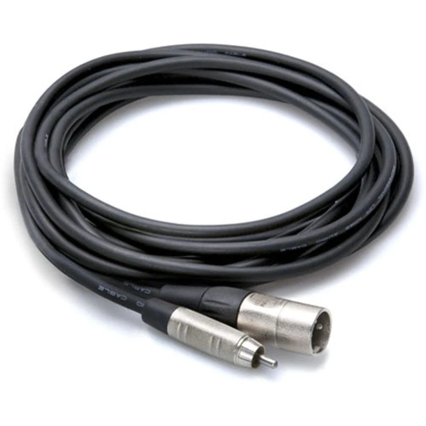 Hosa HRX-003 Pro XLR To RCA Cable 3ft 1 Hosa HRX-003 Pro XLR To RCA Cable 3ft
