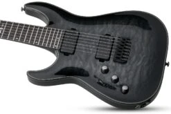 Schecter Hellraiser Hybrid C-7 Left Hand – Trans Black Burst -Guitar Store HellraiserHybridC 7LH.02