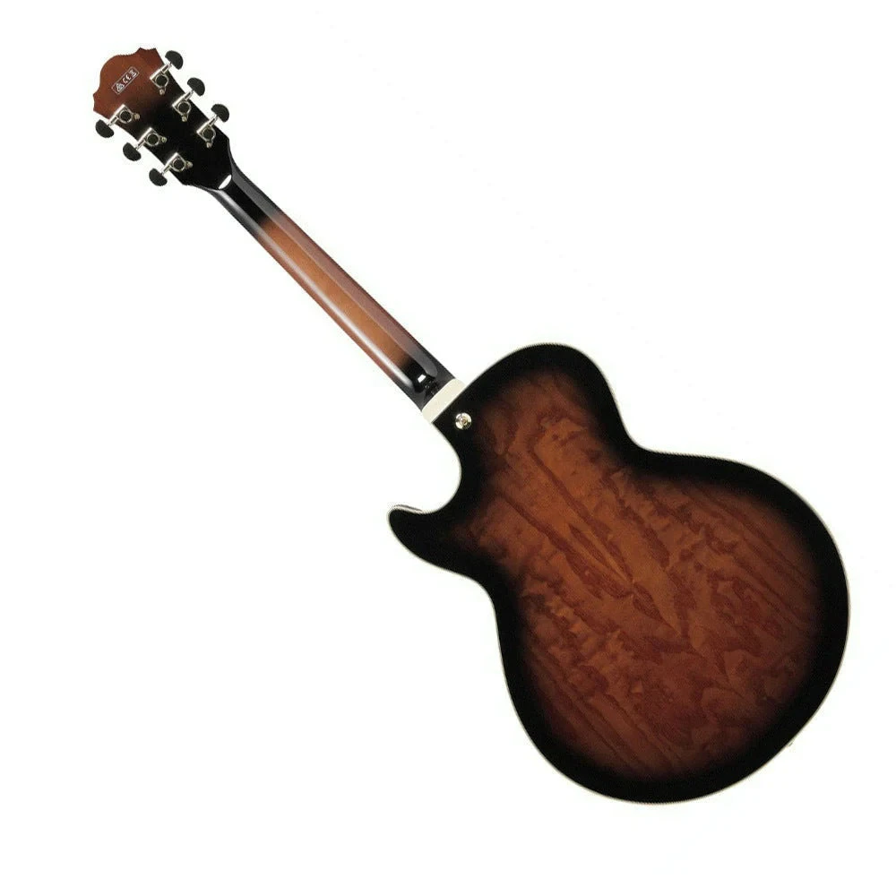 Ibanez AG95QA DBS Artcore Hollowbody Guitar Dark Brown Sunburst 3 Ibanez AG95QA DBS Artcore Hollowbody Guitar Dark Brown Sunburst - Image 3