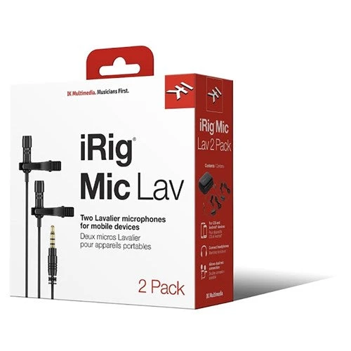 IK Multimedia IRig Mic Lav 2 Pack 1 IK Multimedia IRig Mic Lav 2 Pack