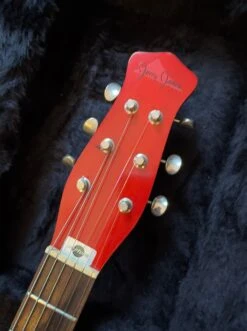 Pre-Owned Jerry Jones Neptune Single Cut Red 9 Pre-Owned Jerry Jones Neptune Single Cut Red -Guitar Store IMG 0768