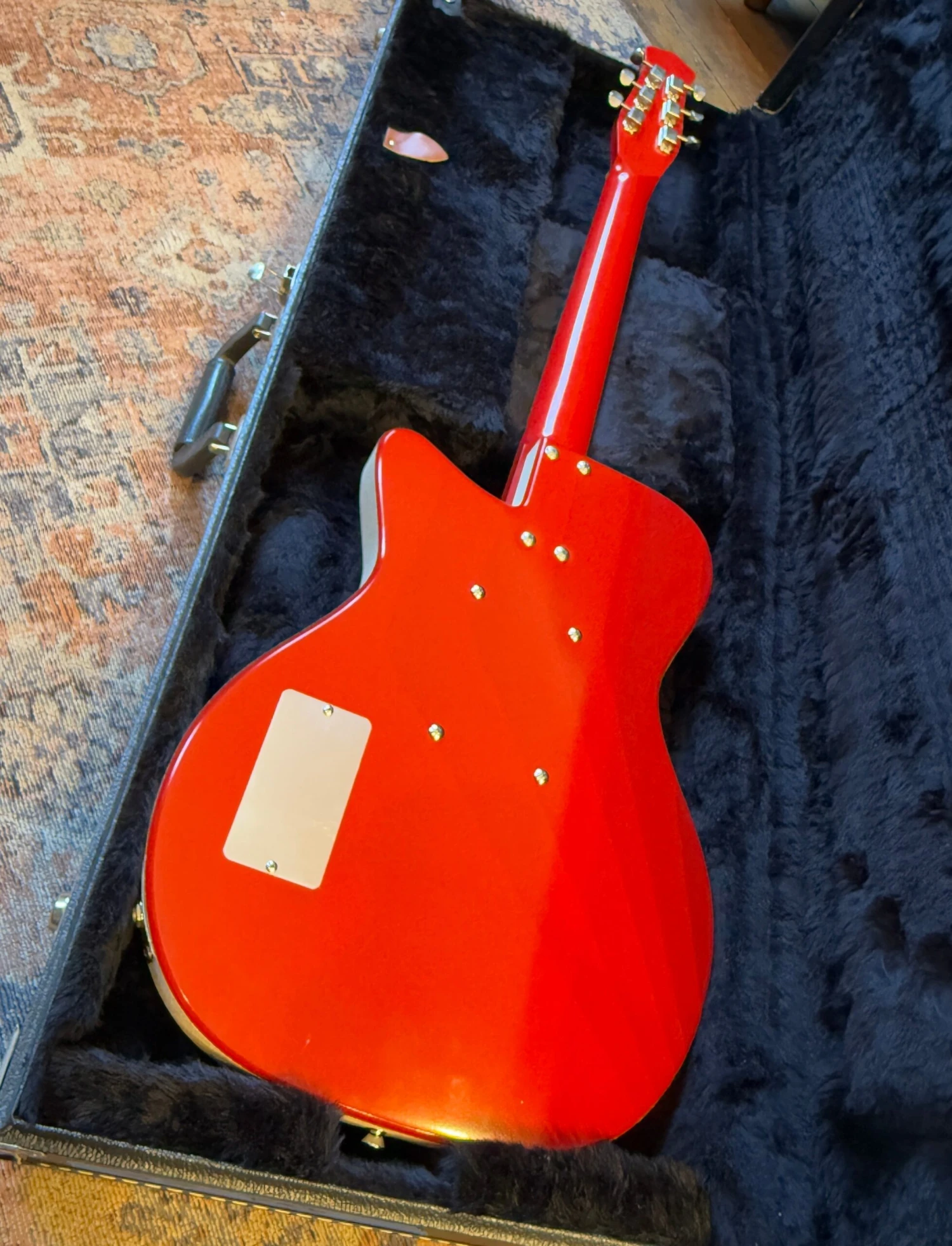 Pre-Owned Jerry Jones Neptune Single Cut Red 5 Pre-Owned Jerry Jones Neptune Single Cut Red - Image 5