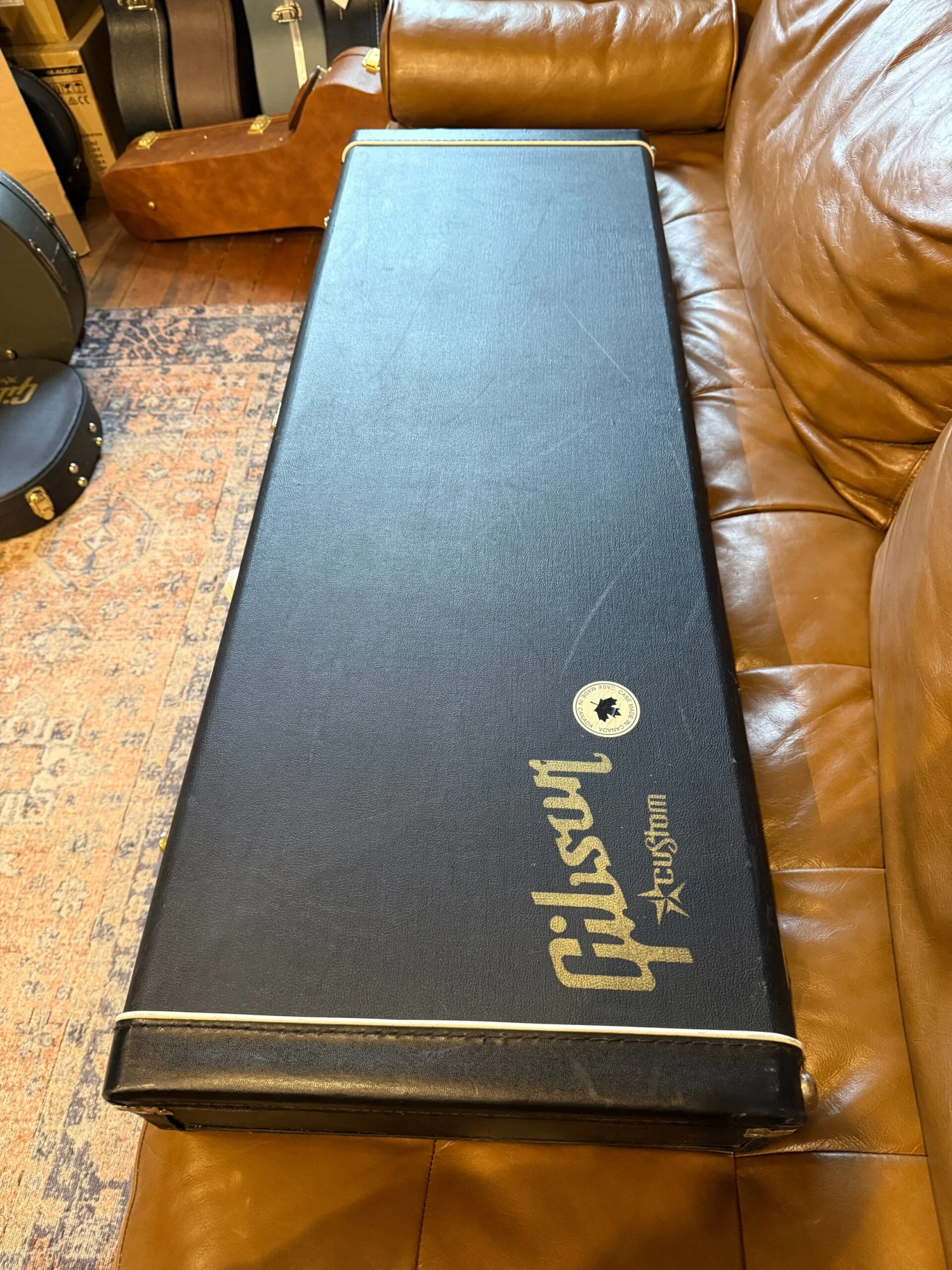 Pre-Owned Gibson Custom Shop 20th Anniversary 1965 Firebird VII Reissue, Golden Mist 12 Pre-Owned Gibson Custom Shop 20th Anniversary 1965 Firebird VII Reissue, Golden Mist - Image 12