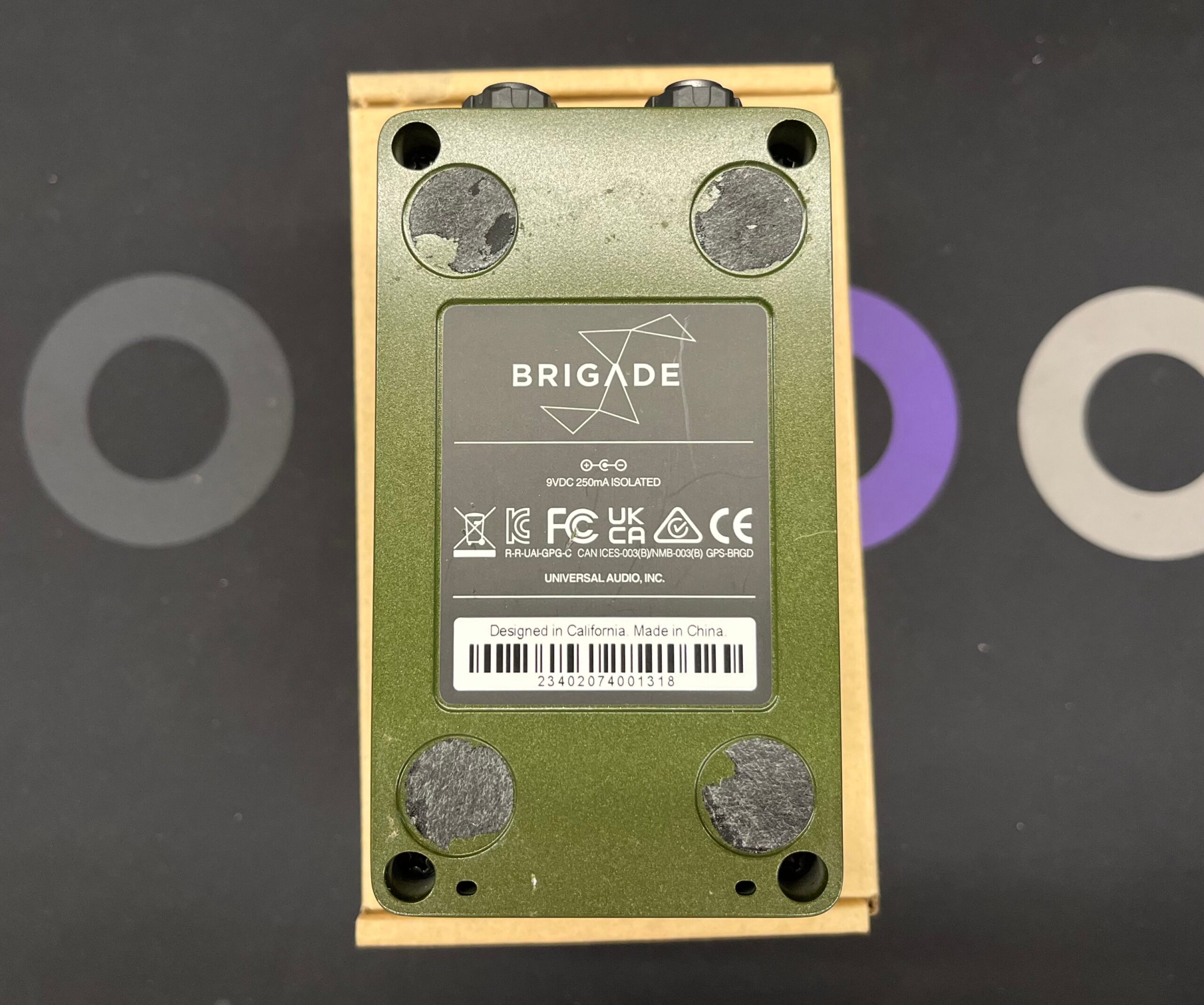 Pre-Owned Universal Audio Brigade Delay Pedal 3 Pre-Owned Universal Audio Brigade Delay Pedal - Image 3