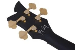 Schecter Johnny Christ Satin Black Bass Guitar. -Guitar Store JohnnyChristBass.09