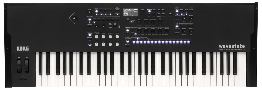 Korg WaveState SE 61-Key Wave Sequencing Synthesizer W/ Hard Case - Black 1 Korg WaveState SE 61-Key Wave Sequencing Synthesizer W/ Hard Case - Black