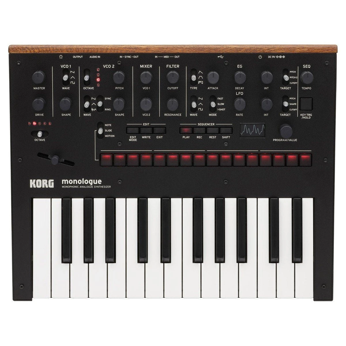 Korg Monologue - Analog Mono Synth (Black) 1 Korg Monologue - Analog Mono Synth (Black)