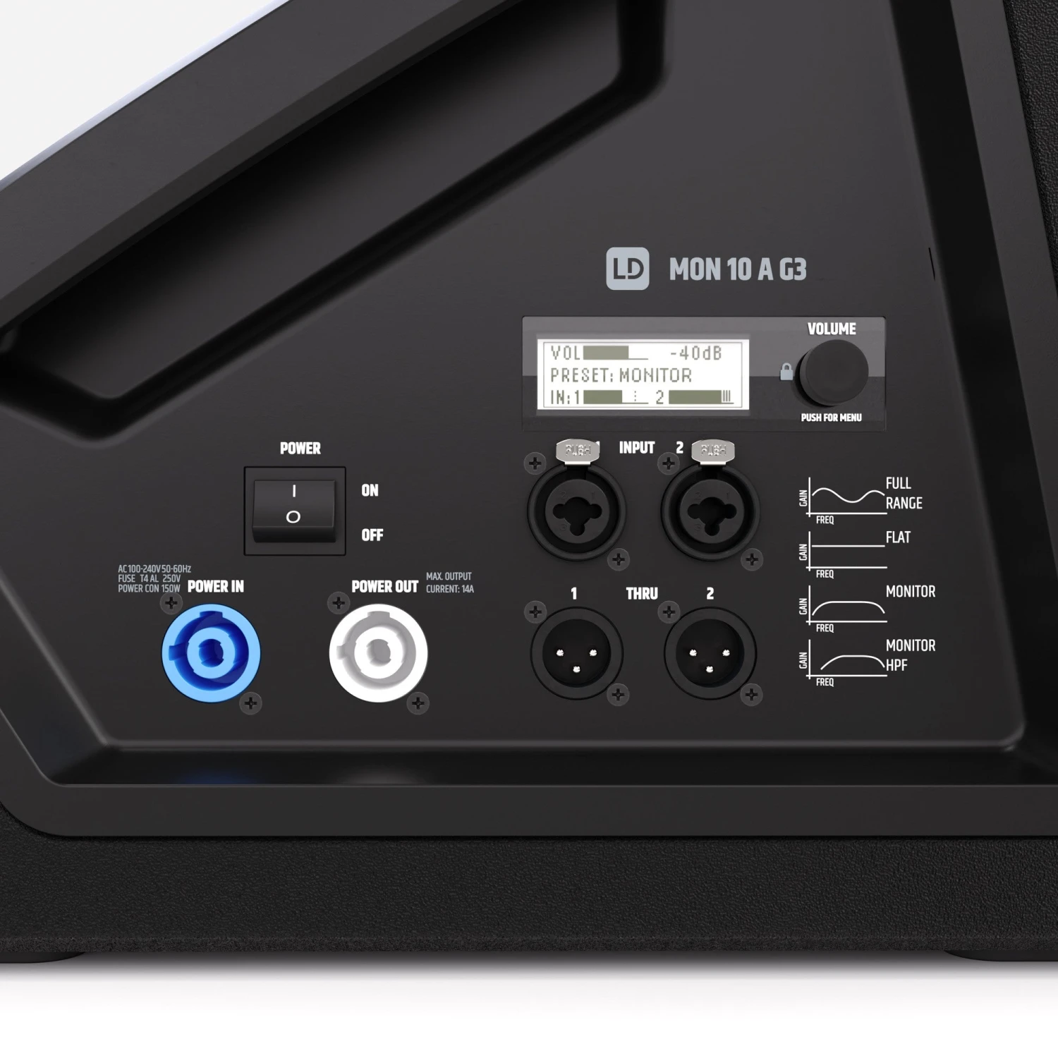 LD Systems MON 10 A G3 - 10" Powered Coaxial Stage Monitor 4 LD Systems MON 10 A G3 - 10" Powered Coaxial Stage Monitor - Image 4