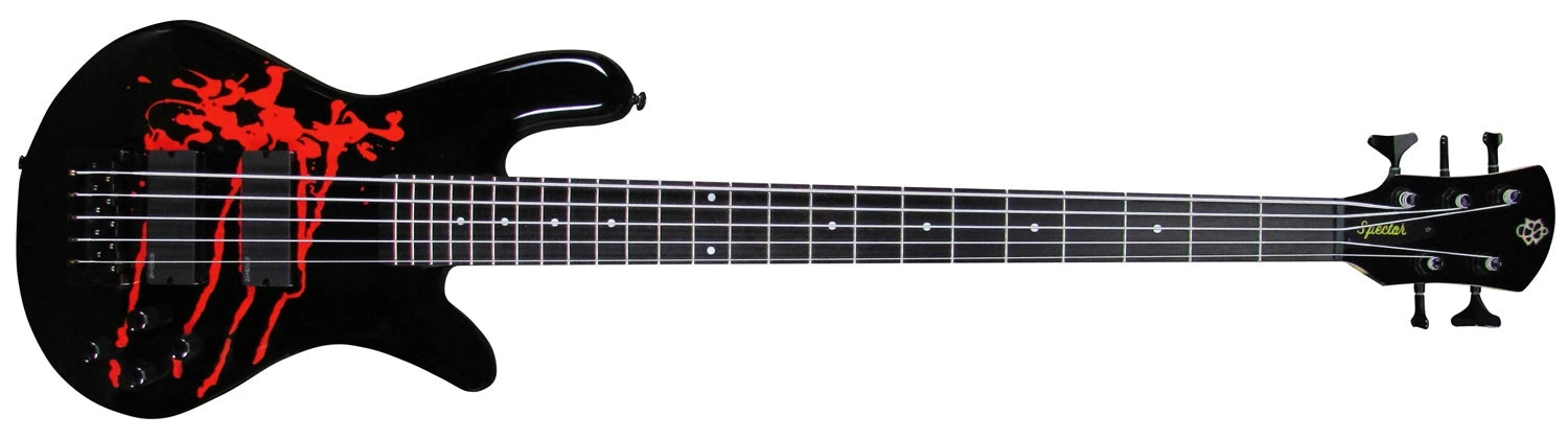 Spector Legend Alex Webster Blood Drip 5 String 2 Spector Legend Alex Webster Blood Drip 5 String - Image 2