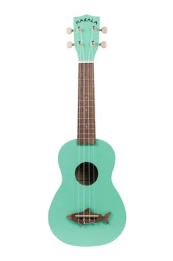Kala Makala MK-SS/GRN Shark Green Soprano Dolphin Ukulele