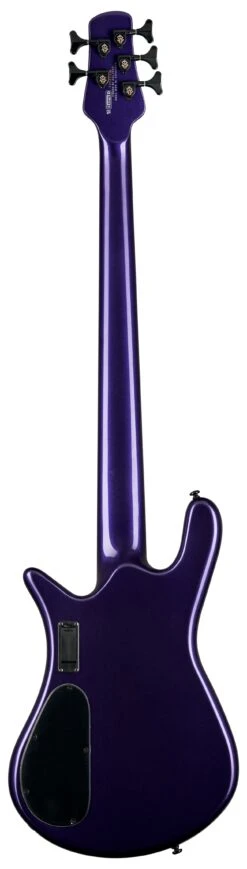 Spector NS Dimension HP 5-String Multi-Scale Bass Guitar - Plum Gloss 5 Spector NS Dimension HP 5-String Multi-Scale Bass Guitar - Plum Gloss -Guitar Store NSDIM5PL BACK